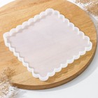 Молд для эпоксидной смолы Доляна «Блоссом. Квадрат», силикон, 19,5×19,5×1,1 см, цвет прозрачный - Фото 2