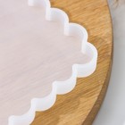 Молд для эпоксидной смолы Доляна «Блоссом. Квадрат», силикон, 19,5×19,5×1,1 см, цвет прозрачный - Фото 3