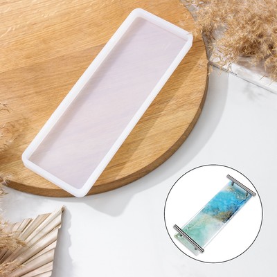 Молд Доляна «Прямоугольник», силикон, 26×9.5×1.1 см, прозрачный