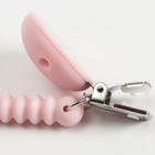 Держатель для соски - пустышки «Кольца», силиконовый, цвет розовый - фото 21467223 Держатель для соски - пустышки «Кольца», силиконовый, цвет розовый - фото 21467223