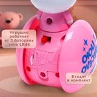 Развивающая игрушка «Музыкальная неваляшка: Милый зайчик», цвет розовый - Фото 3