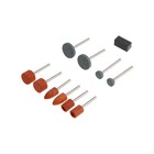 Набор мини-насадок для гравера ТУНДРА, шарошки по камню и металлу, 3.2 мм, 11 шт. - фото 319885260