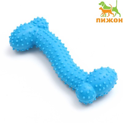 Жевательная игрушка для собак «Любимое лакомство», 11×4 см, TPR, голубая