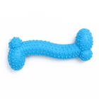 Жевательная игрушка для собак «Любимое лакомство», 11×4 см, TPR, голубая - Фото 4