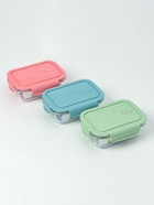 Контейнер Доляна Cook and Freeze, 650 мл, 17.5×13×6 см, с крышкой, жаропрочное стекло, МИКС - Фото 8