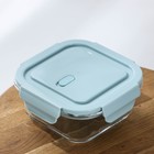 Контейнер для еды из жаропрочного стекла с крышкой Cook and Freeze, 500 мл, 13,5×6 см, цвет МИКС 7331082 - фото 16831496