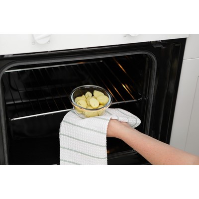 Контейнер для хранения продуктов Доляна Cook and Freeze, 370 мл, 13.5×6 см, с крышкой, жаропрочное стекло, МИКС
