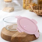 Контейнер из жаропрочного стекла круглый Cook and Freeze, 900 мл, 18×7 см, цвет МИКС - фото 24448305