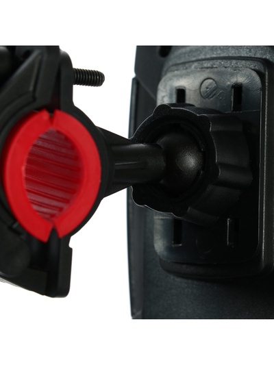 Держатель для телефона на руль велосипеда Luazon CA14, ширина захвата 50-85 мм, чёрно-серый