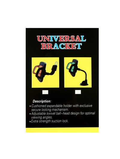 Держатель для телефона на руль велосипеда Luazon CA14, ширина захвата 50-85 мм, чёрно-серый