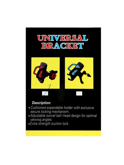 Держатель для телефона на руль велосипеда Luazon CA14, ширина захвата 50-85 мм, чёрно-серый