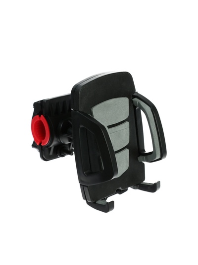 Держатель для телефона на руль велосипеда Luazon CA14, ширина захвата 50-85 мм, чёрно-серый