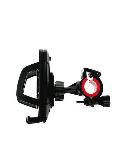 Держатель для телефона на руль велосипеда Luazon CA14, ширина захвата 50-85 мм, чёрно-серый