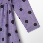 Платье детское KAFTAN "Горох", р. 30 (98-104), сиреневый - Фото 10