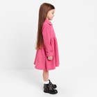 Платье детское KAFTAN "Velvet", р. 30 (98-104), ярко-розовый - Фото 2