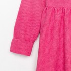 Платье детское KAFTAN "Velvet", р. 30 (98-104), ярко-розовый - Фото 6