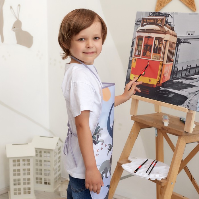 Фартук детский Этель «Динозавры», 49×39 см