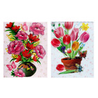 Наклейка интерьерная 3D "Цветочное настроение" МИКС 50х31 см - Фото 2
