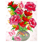 Наклейка интерьерная 3D "Цветочное настроение" МИКС 50х31 см - Фото 4