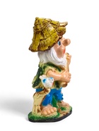 Садовая фигура из гипса «Гном хулиган», 39×17×23 см - фото 57954309