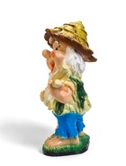 Садовая фигура из гипса «Гном хулиган», 39×17×23 см - фото 57954311