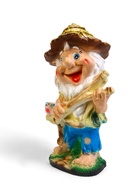 Садовая фигура из гипса «Гном хулиган», 39×17×23 см - фото 57954312