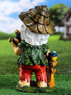 Садовая фигура из гипса «Гном хулиган», 39×17×23 см 7640113 - фото 319911742