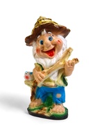 Садовая фигура из гипса «Гном хулиган», 39×17×23 см - фото 57954307