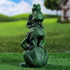 Садовая фигура из гипса «Лягушка пирамидка», 30×15×12 см - фото 68900851