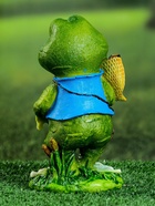 Садовая фигура из гипса «Лягушка путешественница», 20×11×8 см - Фото 6