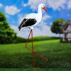 Садовая фигура из полистоуна «Аист», 70×31×12 см - Фото 2