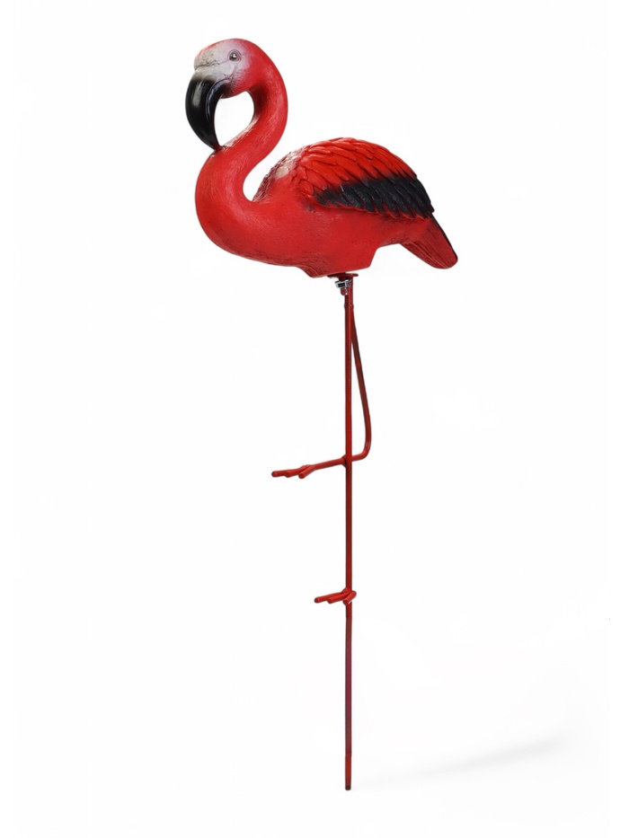 Садовая фигура из полистоуна «Фламинго», 92×32×13 см - Фото 1