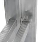 Лестница ТУНДРА, двухсекционная, алюминиевая, 7 ступеней - фото 6531131
