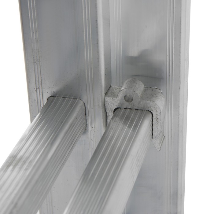 Лестница ТУНДРА, двухсекционная, алюминиевая, 7 ступеней - фото 1898574702