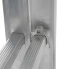 Лестница ТУНДРА, двухсекционная, алюминиевая, 8 ступеней - фото 8529762