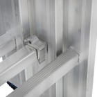 Лестница ТУНДРА, трехсекционная, алюминиевая, 11 ступеней - Фото 2