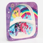 Тарелка детская из бамбука "Искорка" My Little Pony 6931643 - фото 9543692