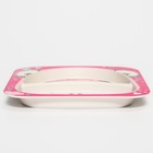 Тарелка детская, бамбук,розовая, Me To You - Фото 2