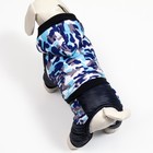 Комбинезон для собак на меховом подкладе с капюшоном, размер L (ДС 32, ОШ 30, ОГ 44 см) - Фото 7