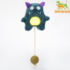 Мягкая игрушка для кошек "Монстрик" с микрочипом и кошачьей мятой, 23 х 12 см 7087278 - фото 9543873