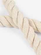 Ручка для сумки, канат, 60×1.5 см, с карабинами, цвет кремовый, золотой - Фото 4