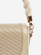 Ручка для сумки, канат, 60×1.5 см, с карабинами, цвет кремовый, золотой - Фото 6