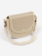 Ручка для сумки, канат, 60×1.5 см, с карабинами, цвет кремовый, золотой - Фото 7