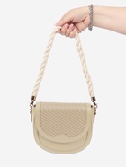 Ручка для сумки, канат, 60×1.5 см, с карабинами, цвет кремовый, золотой - Фото 8