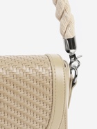 Ручка для сумки, канат, 60×1.5 см, с карабинами, цвет кремовый, серебряный - Фото 6