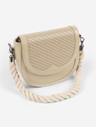 Ручка для сумки, канат, 60×1.5 см, с карабинами, цвет кремовый, серебряный - Фото 7