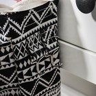 Органайзер подвесной с карманами Доляна «Марокко», 3 отделения, 26×16,5×30 см, цвет чёрно-белый - фото 9971375