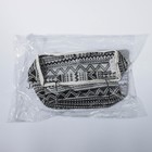 Органайзер подвесной с карманами Доляна «Марокко», 3 отделения, 26×16,5×30 см, цвет чёрно-белый - фото 9971377