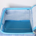Кофр для хранения вещей Доляна «Ронда», 30,5×24×16,5 см, цвет голубой - Фото 7