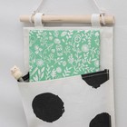 Органайзер с карманами подвесной Доляна «Далматин», 3 кармана, 58×19,5 см, цвет белый - фото 24351380